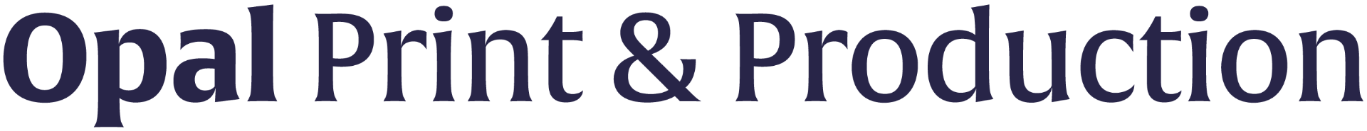 Opal Print and Production logo